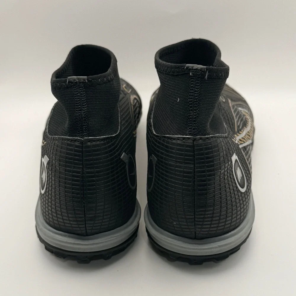 Nike Mercurial Superfly 8 Academy TF Black Gold Soccer Cleats Men 9.5